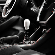 Load image into Gallery viewer, Cobb Subaru 6-Speed Tall Weighted COBB Shift Knob - White (Incl. Both Red + Blk Collars) - 213370-W