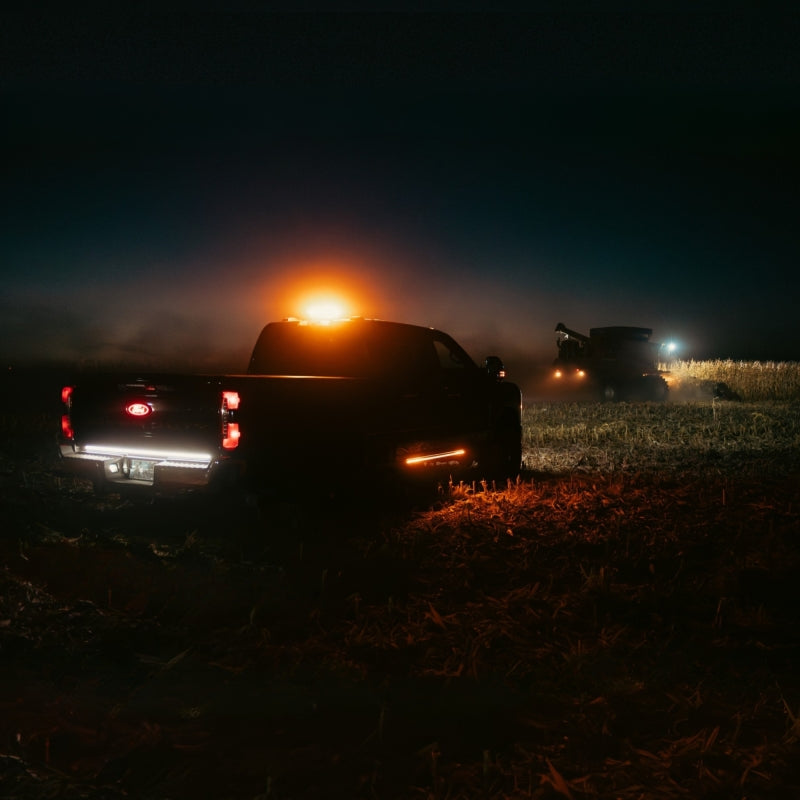 Putco Universal Yellow Jacket 12in x 4.5in Strobe Light Bar - Yellow/White - 960112