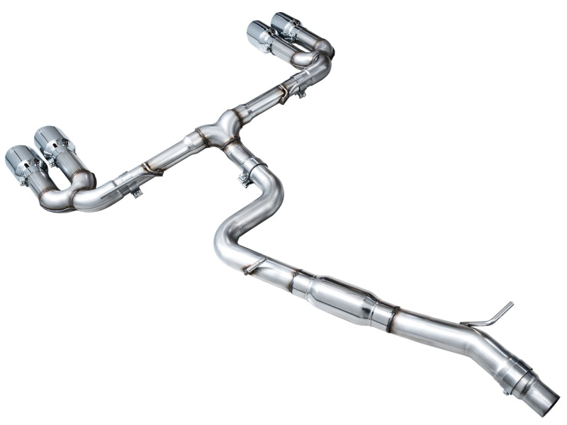 AWE Tuning 22-24 Audi 8Y S3 Track Edition Exhaust - Chrome Silver Tips - 3020-42897