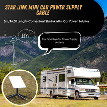 Load image into Gallery viewer, 12V-24V Car Cigarette Lighter to DC Power Cable for Starlink Mini | 3M-10M