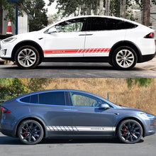Load image into Gallery viewer, Car Door Side Skirt Stickers Auto Decor Decal for Tesla Model 3 Model S Model X 2PCS/set