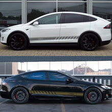 Load image into Gallery viewer, Car Door Side Skirt Stickers Auto Decor Decal for Tesla Model 3 Model S Model X 2PCS/set