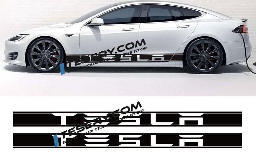 Side Skirt Stripe Decals (2-Pack) | 3 Styles | Multiple Colors | Scratch Protection