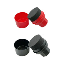 Load image into Gallery viewer, Tire Shine Applicator Sponge | Arc Design | Storage Lid | 2 Styles | 3 Colors