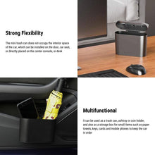 Load image into Gallery viewer, Car Trash Can with 8 Rolls of Garbage Bags for Tesla