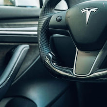 Load image into Gallery viewer, Carbon Fiber Sport Steering Wheel for Tesla Model 3 / Y 【Style 39】