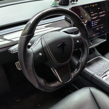 Load image into Gallery viewer, Carbon Fiber Sport Steering Wheel for Tesla Model 3 / Y 【Style 39】