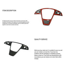 Load image into Gallery viewer, Carbon Fiber Yoke Steering Wheel Trim Panel Cover for Model S/X 2021+