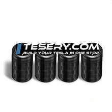 Load image into Gallery viewer, Carbon Fibre Car Wheel Tire Valve Stem Cap For Tesla Model3/Y/X/S（4pcs）