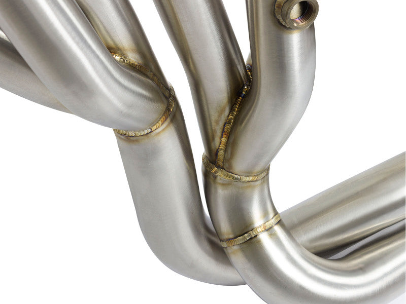 aFe Power Twisted Steel Long Tube Header & Connection Pipes (Street Series) 01-16 Nissan Patrol - 48-36105-YC