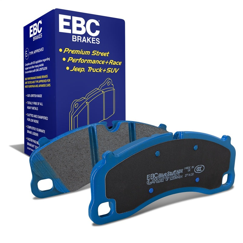 EBC 13-15 Porsche 911 (991) GT3 3.8L (Cast Iron Rotor Only) Bluestuff Front Brake Pads - DP52206NDX