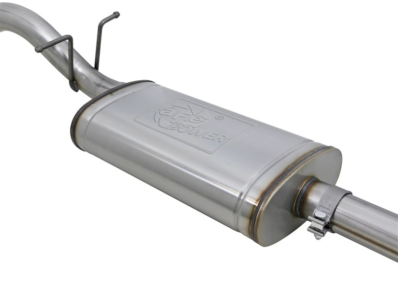 aFe MACH Force-Xp Hi-Tuck 3in. 409 SS C/B Exhaust 15-18 GM Colorado/Canyon L4-2.5L/V6-3.6L - Raw Tip - 49-44099