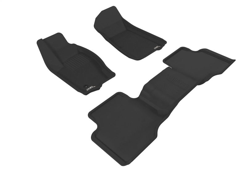 3D MAXpider 05-10 Jeep Grand Cherokee Kagu Black Full Set - L1JP00101509