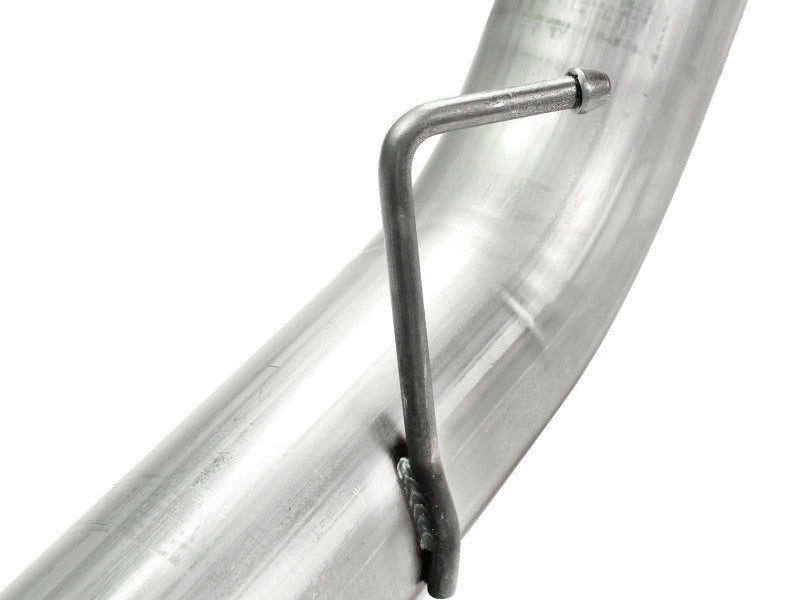 aFe Atlas 5in DPF-Back Aluminized Steel Exh Sys, Ford Diesel Trucks 08-10 V8-6.4L (td) Black tip - 49-03054-B