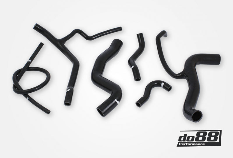 do88 Volvo 740 780 960 Turbo 16V Coolant Hoses Black - DO88-KIT214S