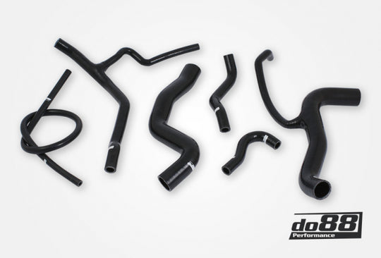 do88 Volvo 740 780 960 Turbo 16V Coolant Hoses Black - DO88-KIT214S