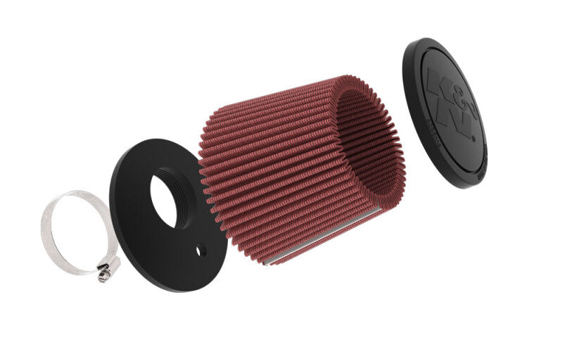 K&N 60mm Flg 113mm X 132mm B-Od 84mm X 89mm T-Od 1121mm H - RU-70032