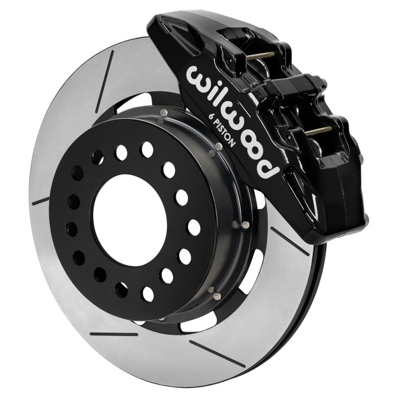 Wilwood Ford Mustang II Dynapro Front Brake Kit w/ 12.19in Slotted Rotor - Black - 140-18365