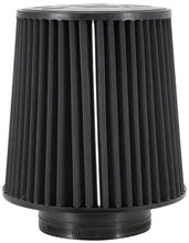 Load image into Gallery viewer, K&amp;N Universal Rubber Filter-Round Tapered 4.5in Flange ID x 8in Base OD x 6.625in Top OD x 8in H - RU-5283HBK