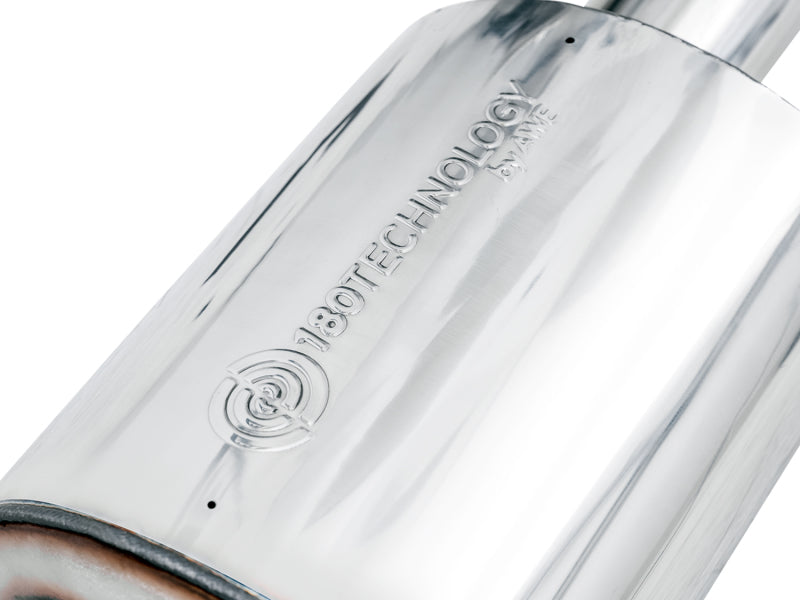 AWE Tuning 4th Gen GM 1500 6.2L 0FG Cat-Back Split Rear Exit (w/ Bumper Cutouts) - Quad Chrome Tips - 3015-42203