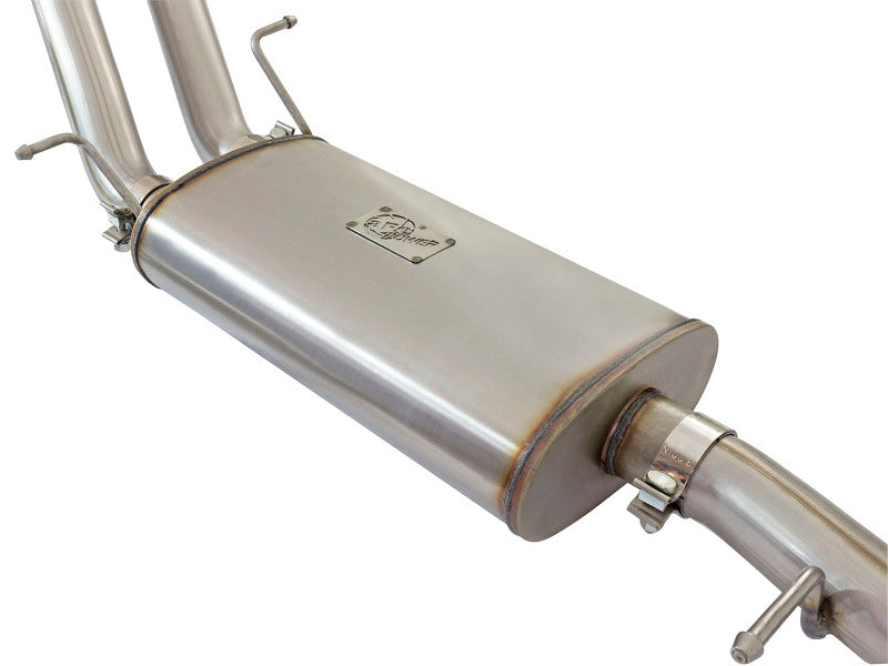 aFe MACH Force-Xp 3in CB SS Dual Exhaust w/Black Tips 09-16 GM Silverado/Sierra 4.3L/4.8L/5.3L - 49-44071-B