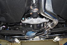 Load image into Gallery viewer, Invidia 15+ Subaru WRX/STI 4Dr Q300 Twin Outlet Rolled Titanium Burnt Quad Tip Cat-Back Exhaust - HS15STIG3T