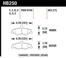 Load image into Gallery viewer, Hawk HP+ Street Brake Pads - HB250N.653