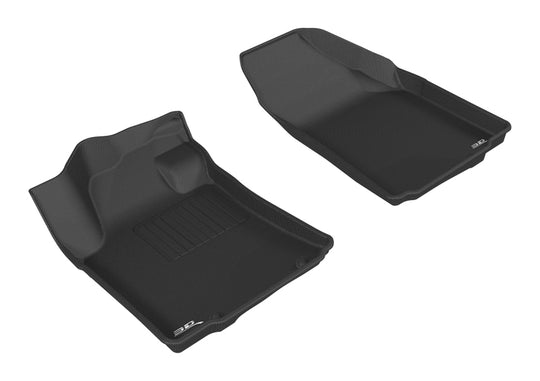 3D MAXpider 2016-2019 Nissan Maxima Kagu 1st Row Floormat - Black - L1NS08811509