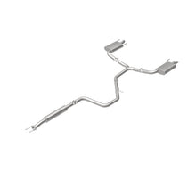 Load image into Gallery viewer, MagnaFlow Cat-Back SS 2.25/2.5in Dual Split Rear Exit Polished 3in Tip 2015 Chev Impala 3.6L V6 - 19023