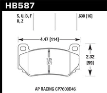 Load image into Gallery viewer, Hawk 2002-2004 Audi A6 (Front Rotors 320mm) HPS 5.0 Rear Brake Pads - HB364B.587