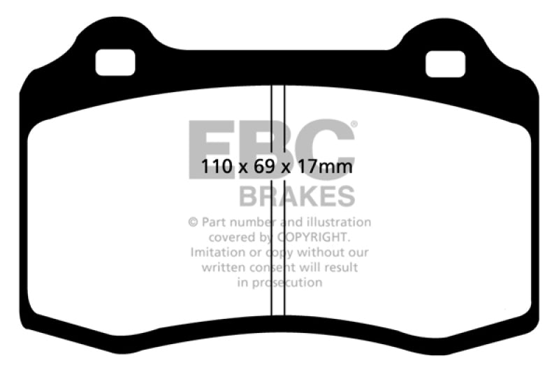 EBC 92-00 Dodge Viper 8.0 Bluestuff Front Brake Pads - DP51031NDX