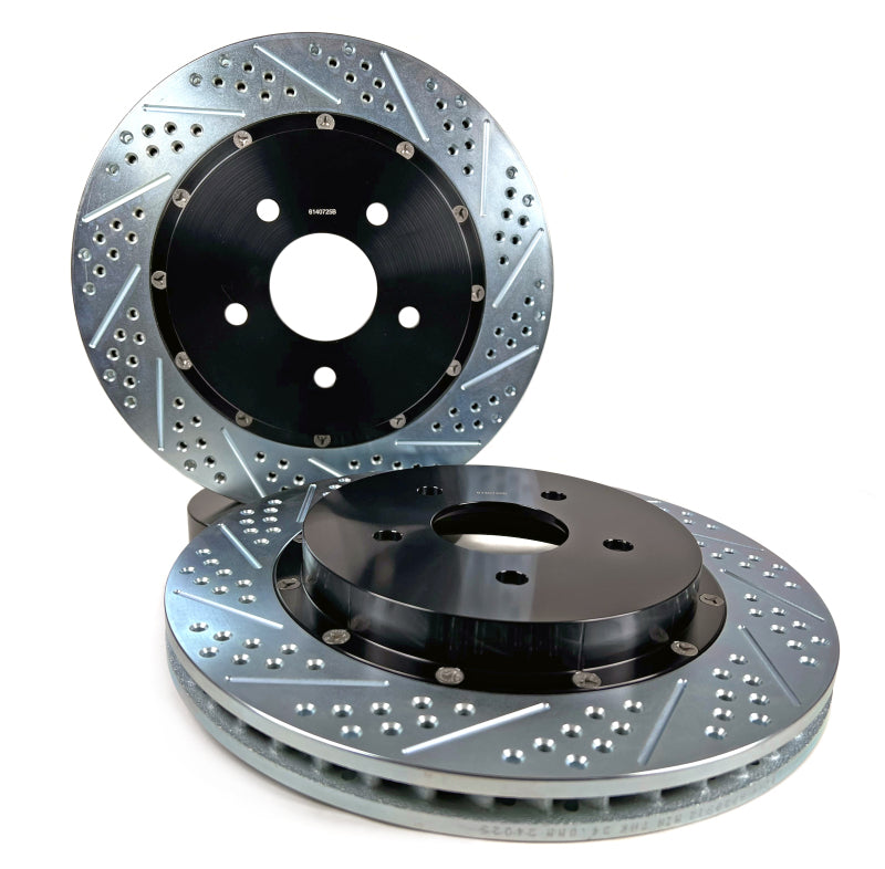 Baer Brakes 05-13 Chevrolet Corvette Eradispeed+ Rear SDZ 2-Piece Performance Brake Rotors - 2302080