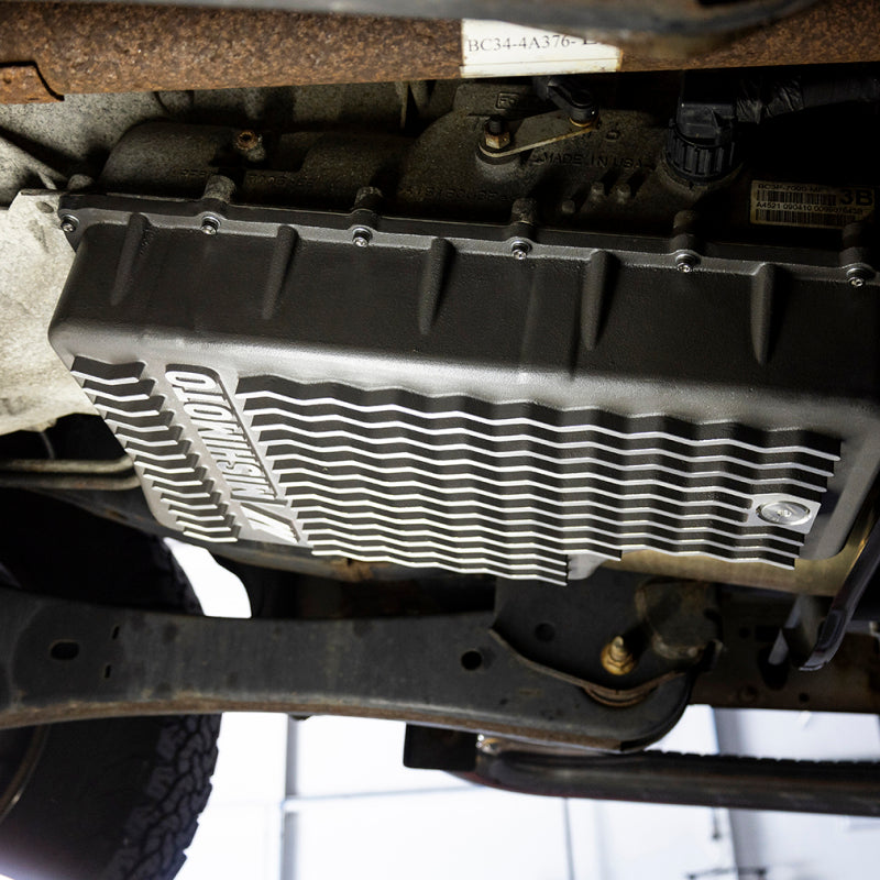 Mishimoto 2011+ Powerstroke 6R140 Transmission Pan - Cast - GR - MMTP-F2D-11