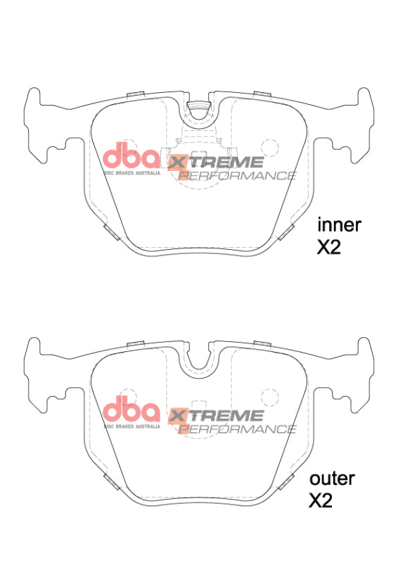 DBA 03-06 BMW M3 E46 XP Performance Rear Brake Pads - DB1397XP