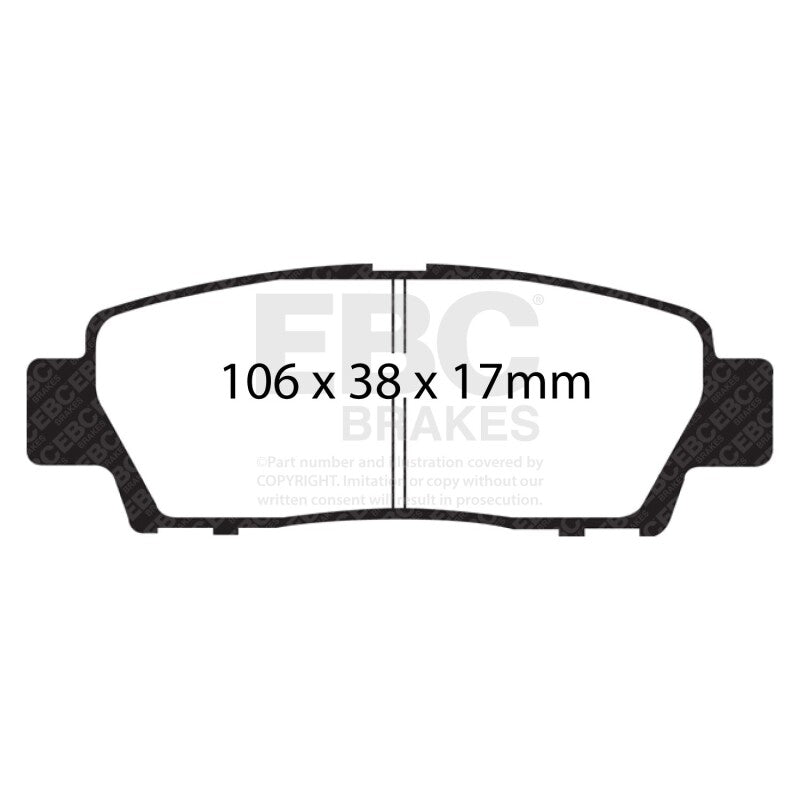 EBC 95-96 Toyota Avalon 3.0 Redstuff Rear Brake Pads - DP31714C