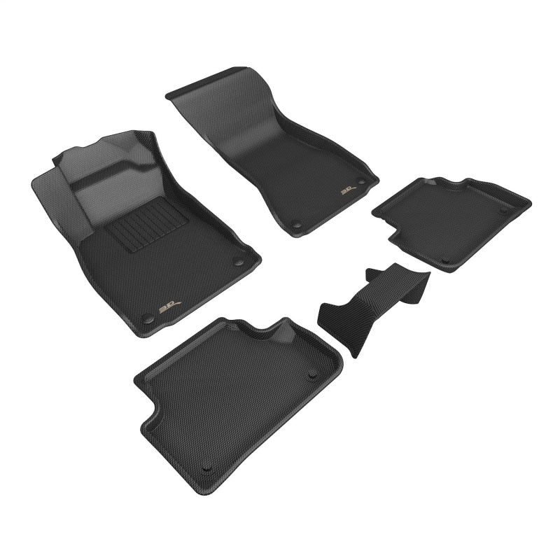 3D MAXpider 17-26 Audi A4/S4/ Allroad / A5/S5/RS5 Sportback Kagu Black Full Set - L1AD04201509
