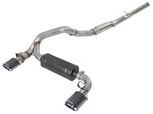Load image into Gallery viewer, aFe Takeda 3in 304 SS Cat-Back Exhaust System w/ Carbon Fiber Tips 16-18 Ford Focus RS I4-2.3L (t) - 49-33103-C