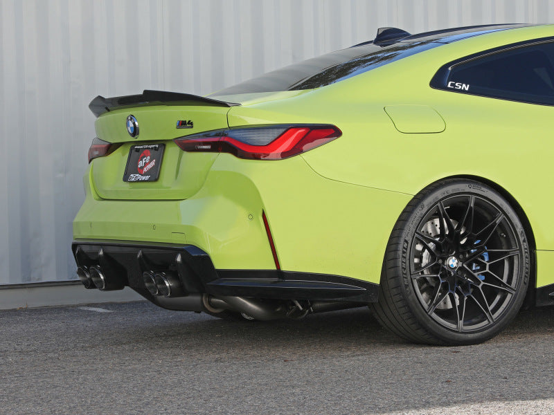 aFe MACHForce XP Exhausts Cat-Back SS 19-21 BMW M2 Competition L6-3.0L w/Carbon Tips - 49-36351-C