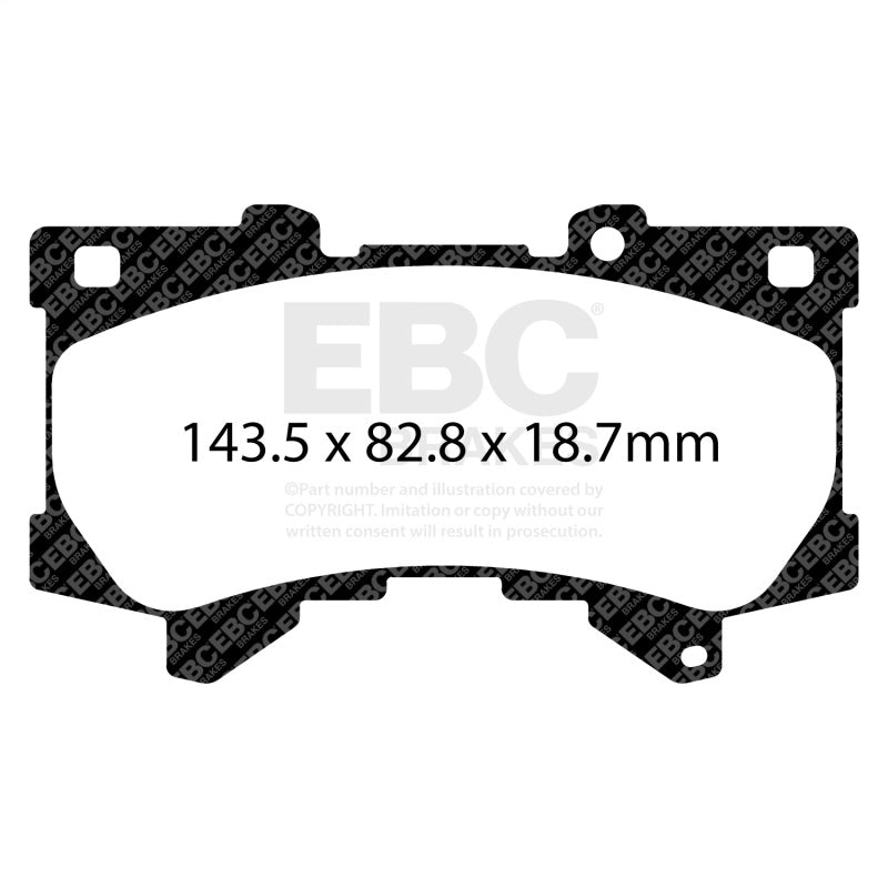 EBC 2024+ Lexus GX550 3.4TT Bluestuff Front Brake Pads - DP52460NDX