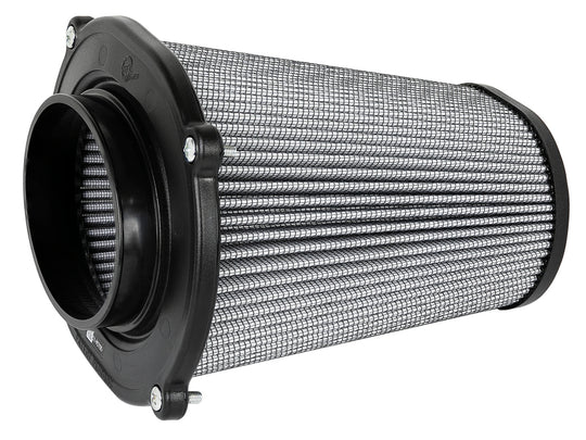 aFe QUANTUM Intake Rplcmnt Air Filter (5-1/2x4-1/4)IN F x(8-1/2x7-1/4)IN B x(5-3/4x4-1/2)IN T x9IN H - 21-90105