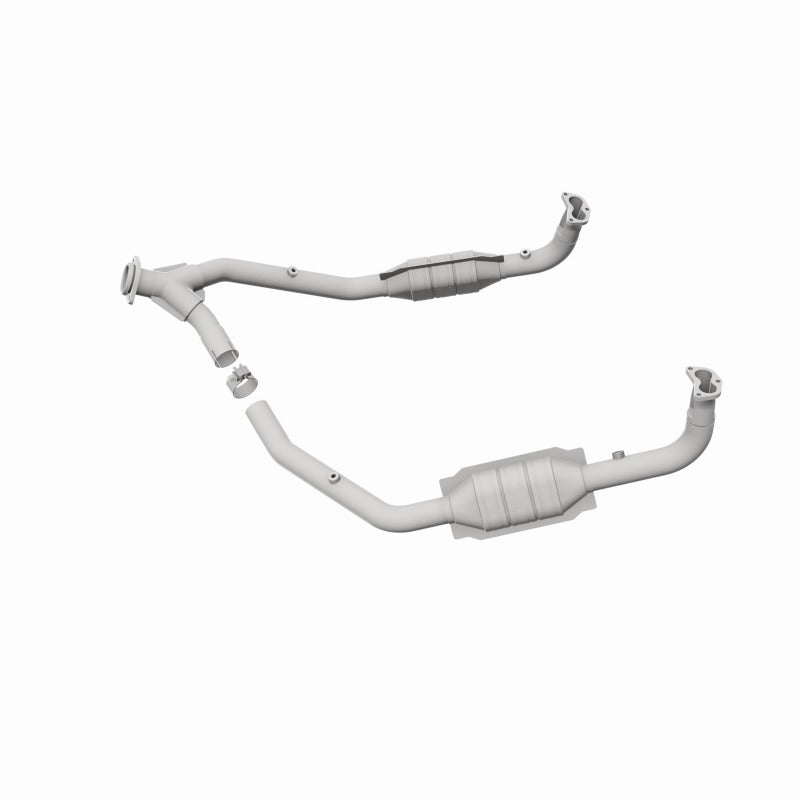 MagnaFlow DF Cat. Conv 97 Land Rover Defender 90 4.0L Y-Pipe Assy / 96-99 Discovery 4.0L Y-Pipe Assy - 93690