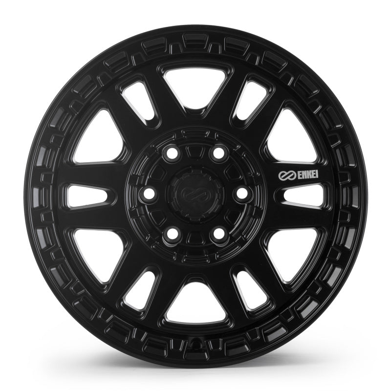 Enkei Trail-Tracker 18x9 / 6x139.7 BP / ET20 / 106.1mm Bore - Matte Black Wheel - 560-890-8420BK