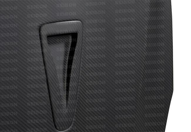 Seibon 09-10 Nissan Skyline R35 GT-R OEM-Dry Carbon Fiber Hood - HD0910NSGTR-OE-DRY