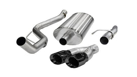 Corsa 2011-2014 Ford F-150 5.0L V8 Black Sport Cat-Back Exhaust - 14393BLK