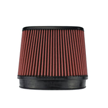 Load image into Gallery viewer, Injen 8-Layer Oiled Cotton Gauze Air Filter/ Oval ID Oval Base/5.55in Media HT/7in x 2.75in Oval Top - X-1129-BR