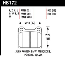 Load image into Gallery viewer, Hawk HPS Street Brake Pads - HB172F.595