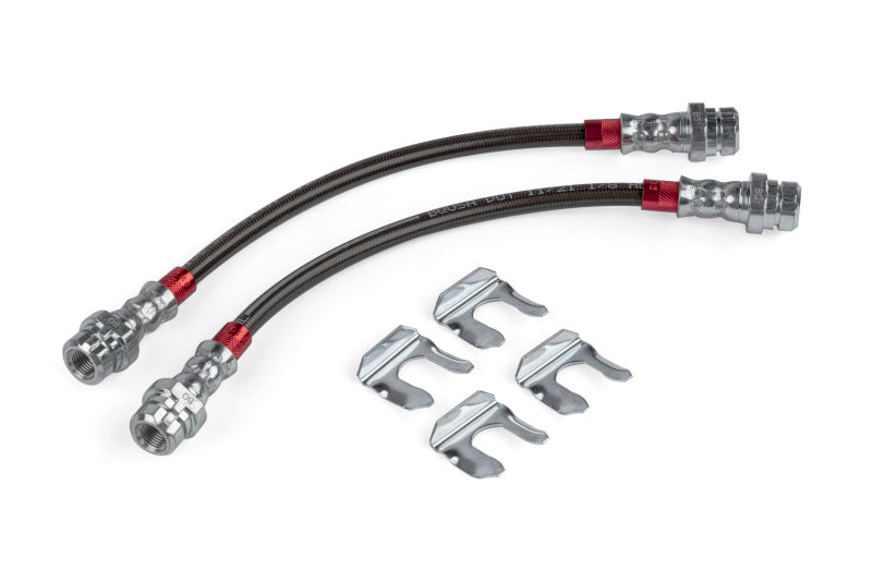 APR 06-13 Audi A3/A3 Quattro/06-14 Volkswagen GTI Braided Stainless Steel Brake Line Set - Rear - BRK00048
