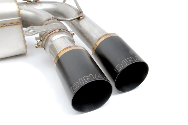 Dinan 15-19 BMW X5 M/X6 M (F85/F86) Free Flow Axleback Exhaust System - Black Tips - D660-0054A-BLK