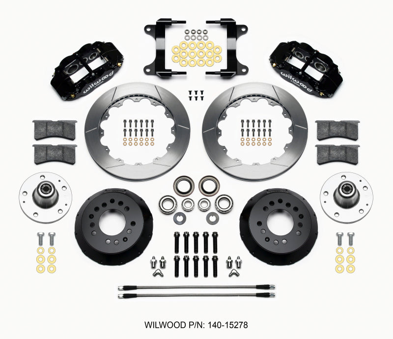 Wilwood Narrow Superlite 6R Front Hub Kit 12.88in 82-92 Camaro//Firebird - 140-15278