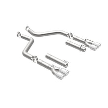 Load image into Gallery viewer, MagnaFlow Axle-Back, SS, 3in, Quad Split Rear 3.5 Tips 2015 Dodge Challenger incl SRT Hellcat - 19206